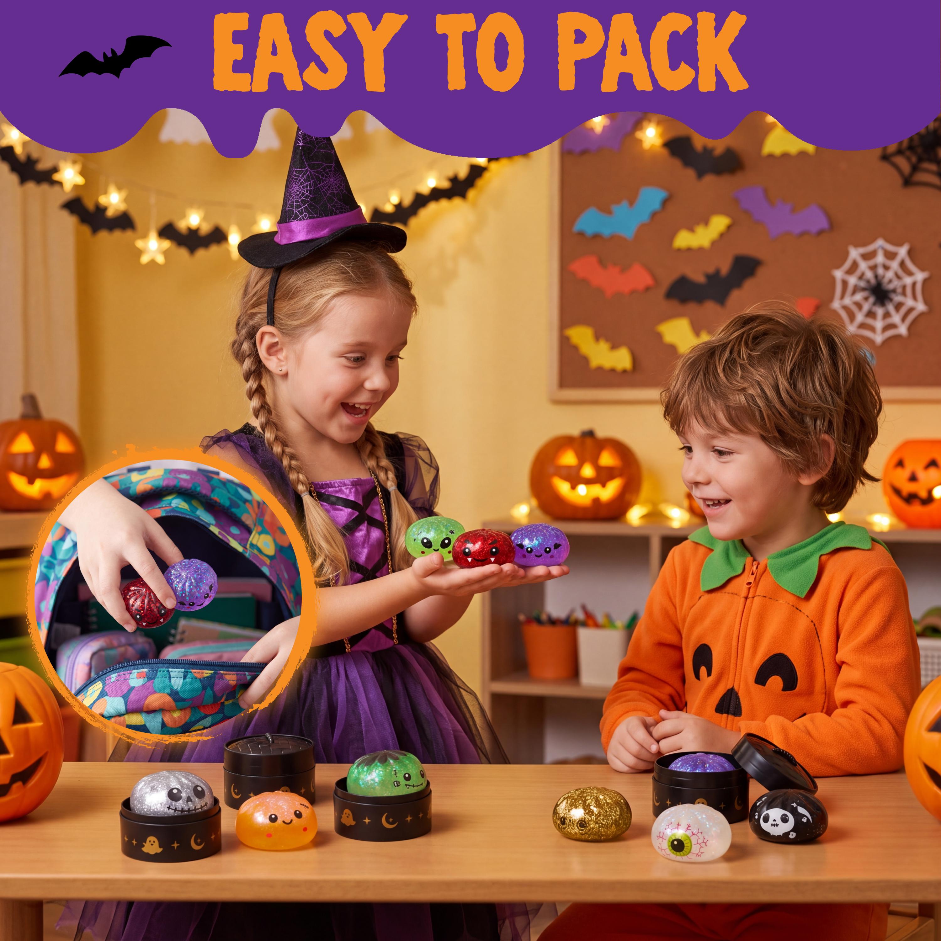 Halloween Dumpling Stress Relief Toys, 1pcs/3pcs/6pcs/8pcs/12pcs with Steamer Storage Boxes,Slow‑rebound maltose squishy toys, ideal for Halloween party gifts, featuring grimace pumpkin and little devil designs,12pcs Mini Dumpling(5cm) Halloween Dumpling Stress Relief Toys, 1pcs/3pcs/6pcs/8pcs/12pcs with Steamer Storage Boxes,Slow‑rebound maltose squishy toys, ideal for Halloween party gifts, featuring grimace pumpkin and little devil designs,12pcs Mini Dumpling(5cm)