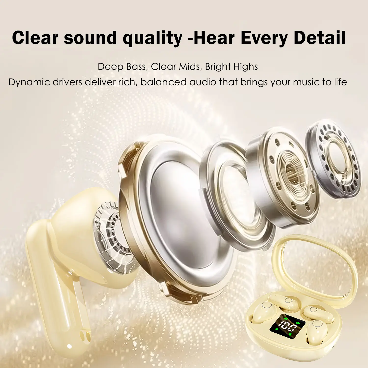 Wireless Headphones - Noise Cancelling Bluetooth 5.4