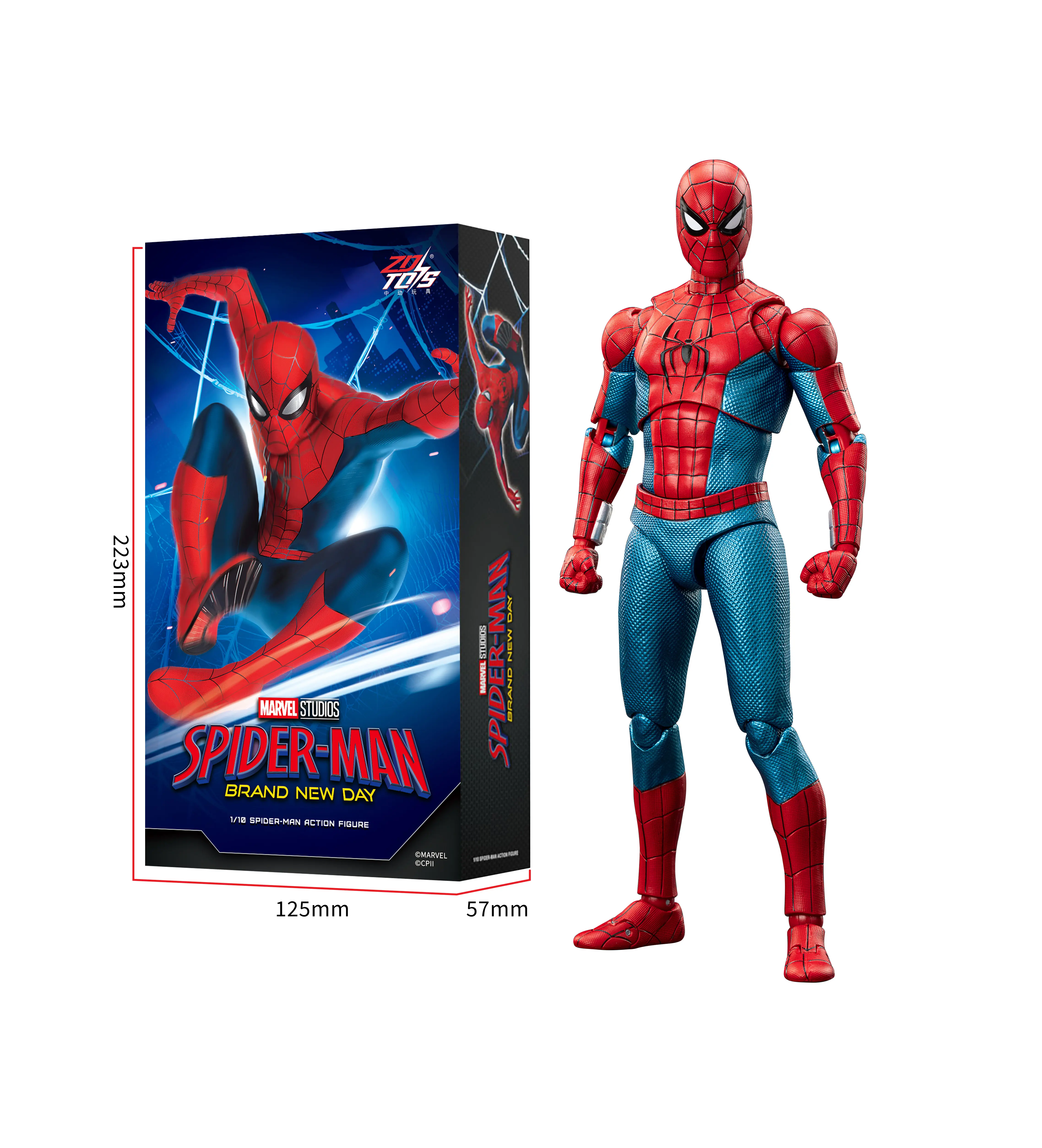 Marvel ZD Toys Spider-Man: Brand New Day 7-Inch Collectible Action Figure Set