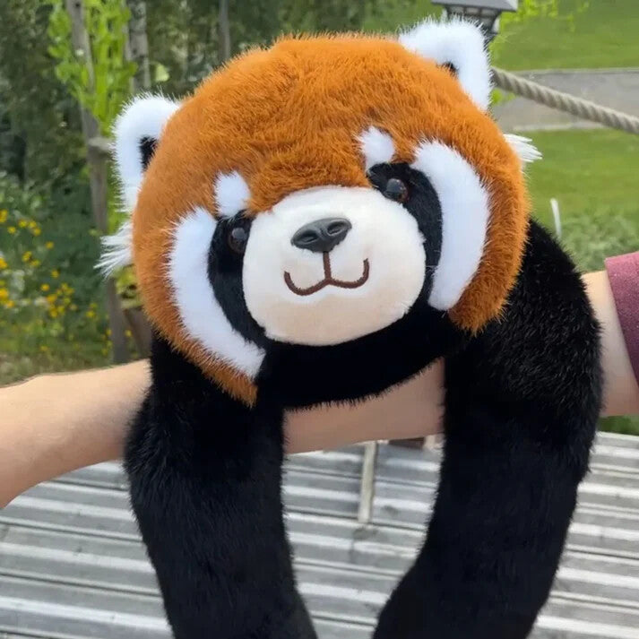 Weighted Stuffed Animal – Panda, Sloth, Bear, Koala, Raccoon & Dinosaur Plushie with Extra-Long Hugging Arms, Soft Huggable Stuffed Animal for Comfort (Panda, 25.6'')