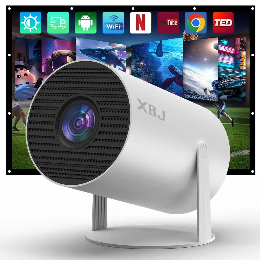 Diamond 360° HD LED Projector with WiFi & Speaker