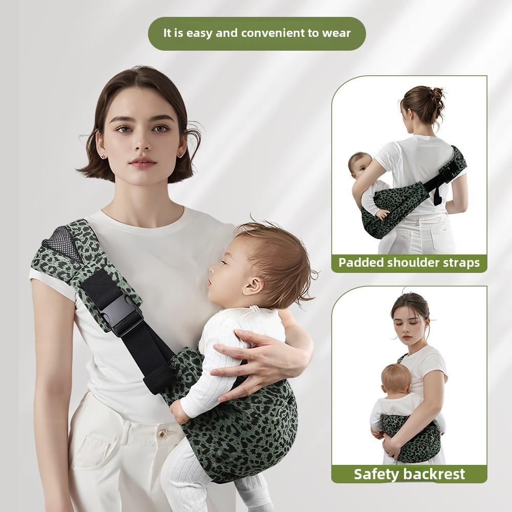 Adjustable Baby Carrier Strap, Upgraded Toddler Harness, Ergonomic Design, Comfortable Infant Wrap, Travel Friendly, Lightweight Ergonomic Carrier, 10-45 Lbs, Leopard Print #GLOBAL PICKS
