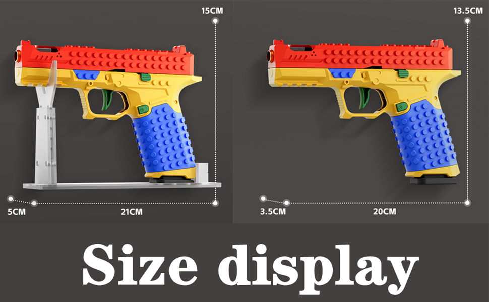 building block toy gun
