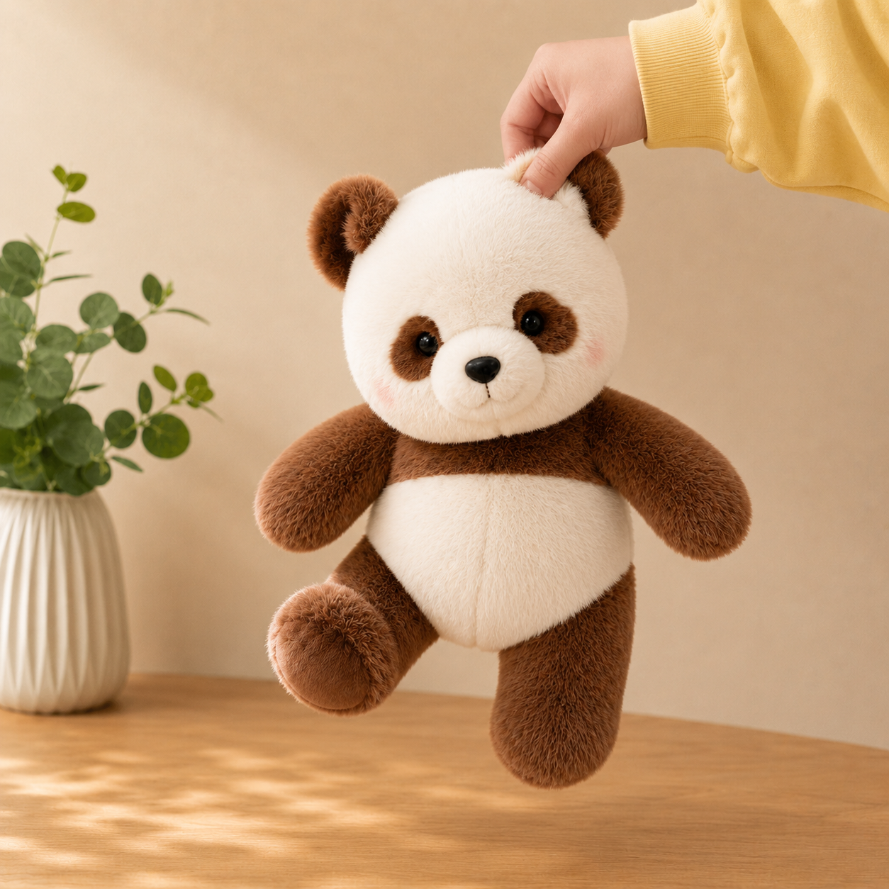 Mini Panda Plushie | Running Panda Stuffed Animal