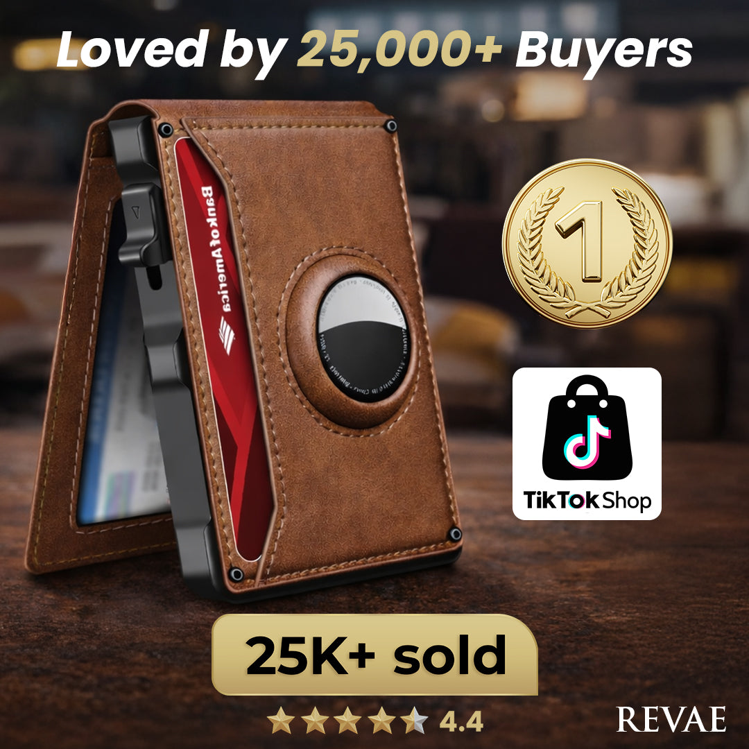Minimalist Men’s Slim Wallet: 9 - 13 Cards, Money Clip, ID Window. RFID - Blocking, Aluminum Bifold Pop - Up