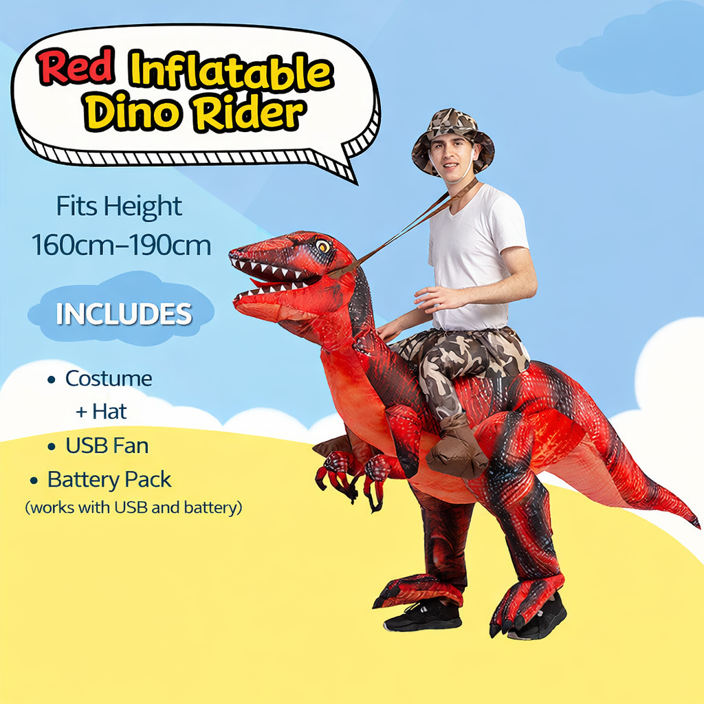 Inflatable Dinosaur Costume Costumes Funny Blow up Costume for Party Cosplay Clothing Set