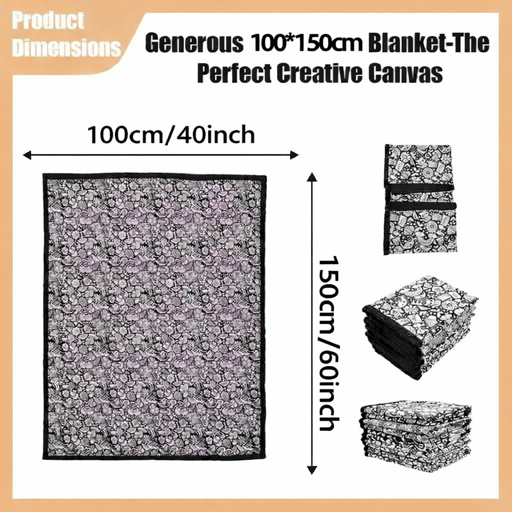 🎨DIY Coloring Blanket🖍️