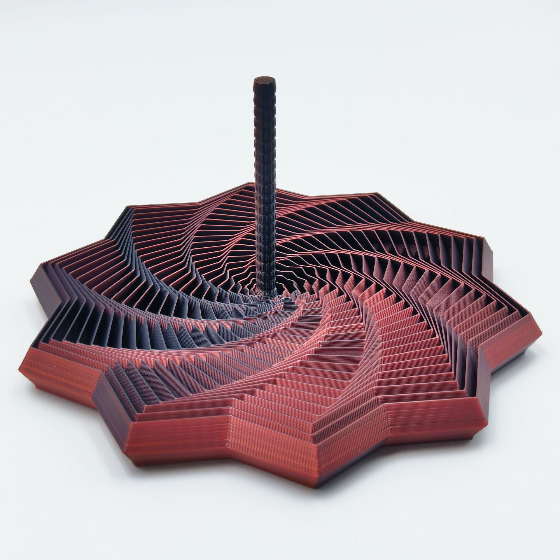 Visual Magic Geometric Helix Tower Fidget