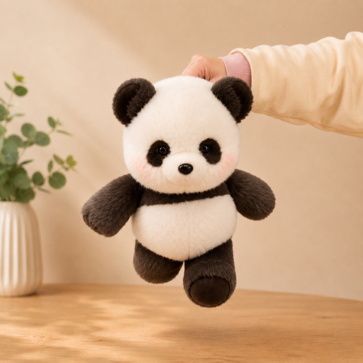 Mini Panda Plushie | Running Panda Stuffed Animal