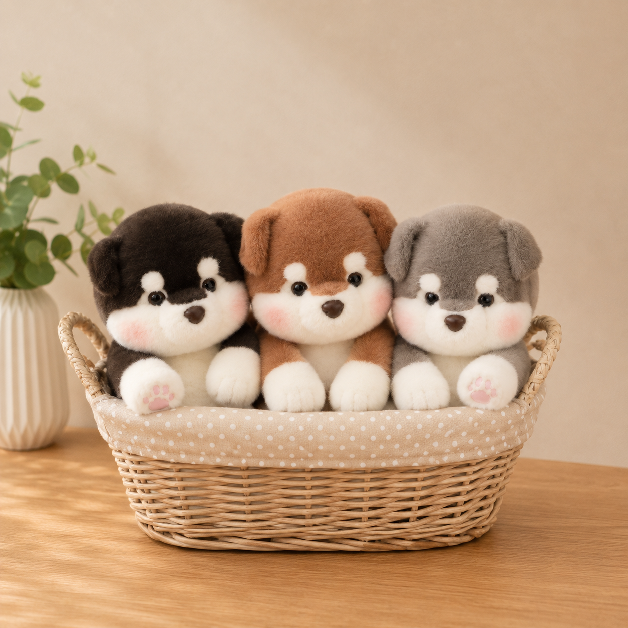 Chai: Chubby Husky Plushie
