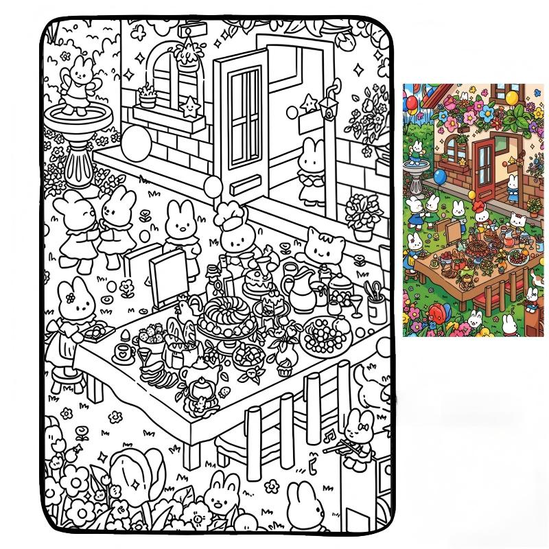 🎨DIY Coloring Blanket🖍️