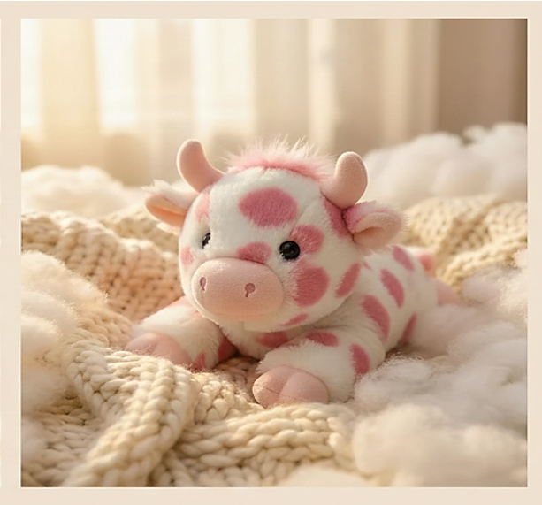 Weighted Calming Plush Highland Cow for Anxiety & Cramp Relief + 50 % OFF