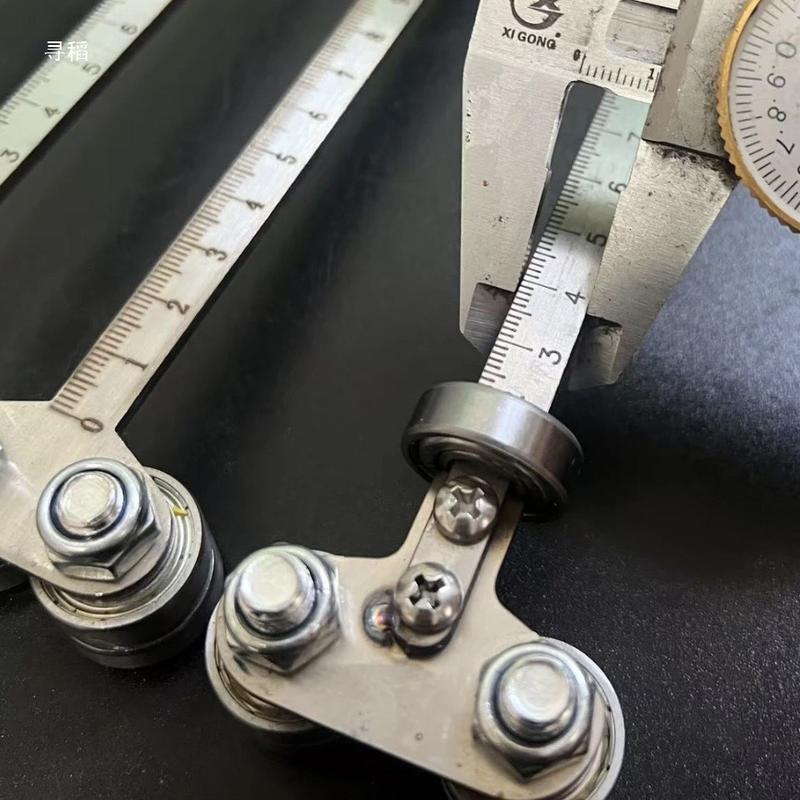 Positioning Calipers for Precise Measurements & Easy Wood Cutting - Essential Tool for Straight Lines and Consistent Measurements
