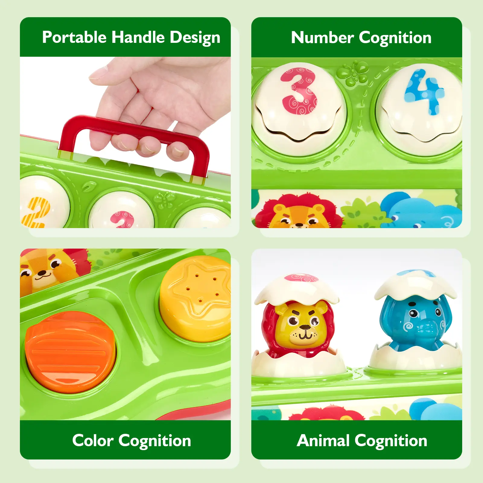 2 in 1 Pound Ball Toy & Car Ramp Race Track / Pop Up Montessori Toys with Hammers,Toddler Toys for 1 Year Old Boy，Learning Early Developmental Montessori Toys for 2 Year Old Christmas Birthday Easter Gifts, Toddler Playset