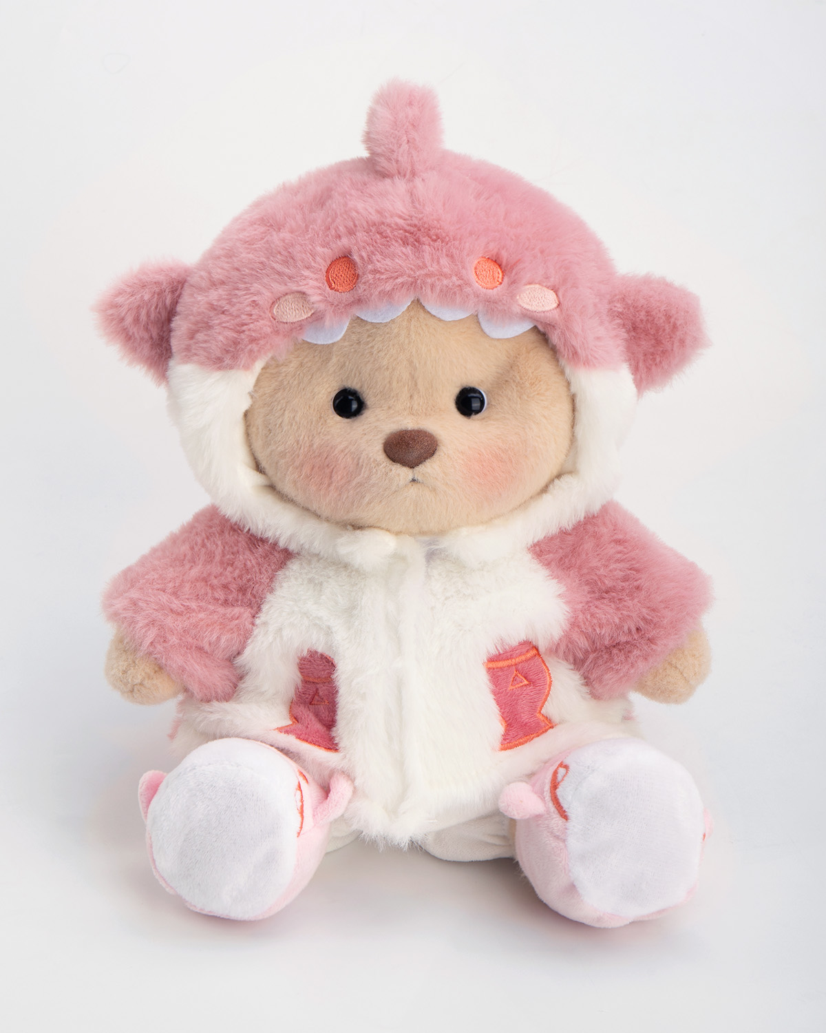 Fluffy Shark Bear | Handmade Jointed Teddy Bear Gift