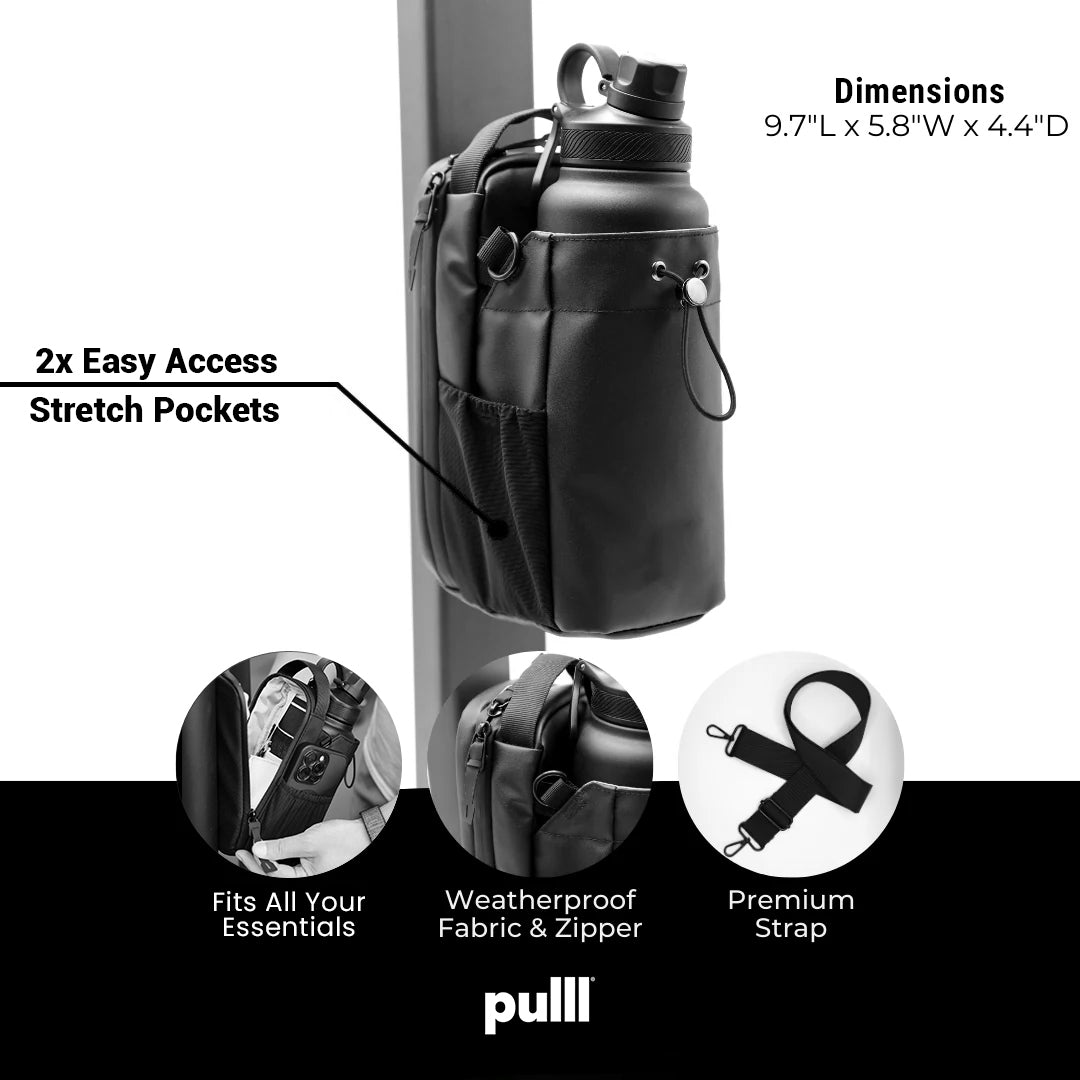 Magnetic Gym Bag With Bottle Holder