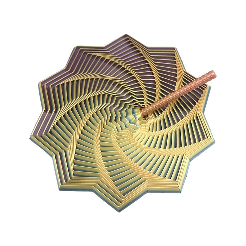 Visual Magic Geometric Helix Tower Fidget