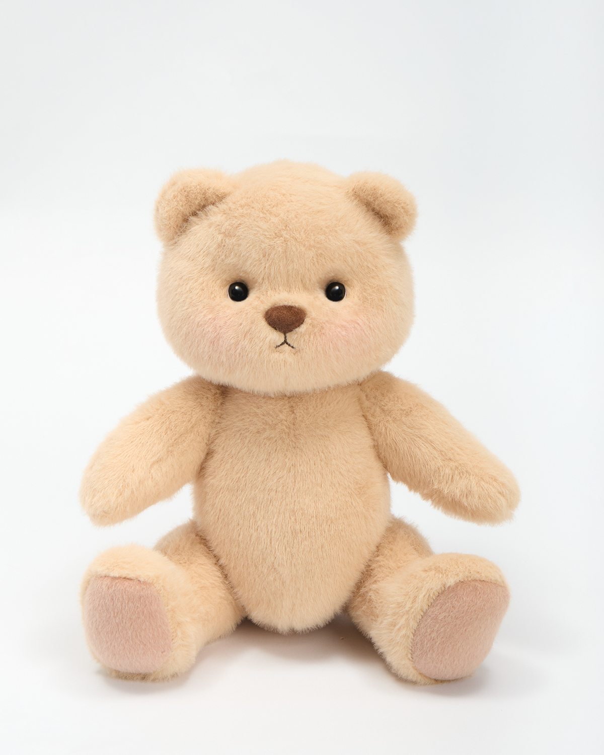 Fluffy Shark Bear | Handmade Jointed Teddy Bear Gift
