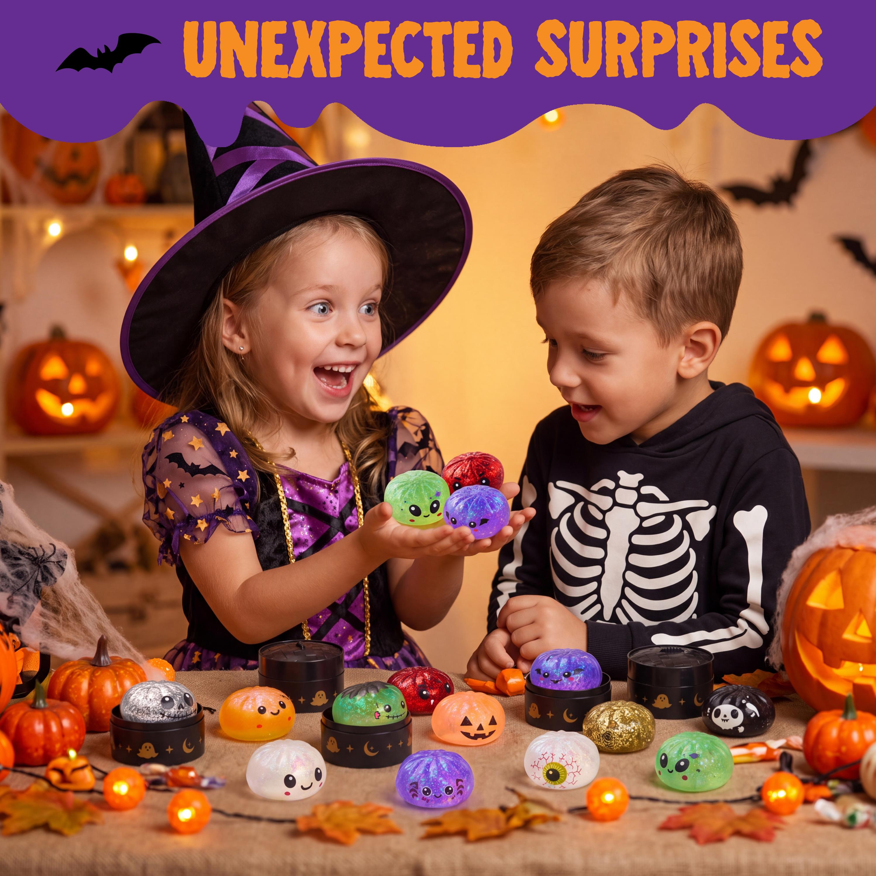 Halloween Dumpling Stress Relief Toys, 1pcs/3pcs/6pcs/8pcs/12pcs with Steamer Storage Boxes,Slow‑rebound maltose squishy toys, ideal for Halloween party gifts, featuring grimace pumpkin and little devil designs,12pcs Mini Dumpling(5cm) Halloween Dumpling Stress Relief Toys, 1pcs/3pcs/6pcs/8pcs/12pcs with Steamer Storage Boxes,Slow‑rebound maltose squishy toys, ideal for Halloween party gifts, featuring grimace pumpkin and little devil designs,12pcs Mini Dumpling(5cm)