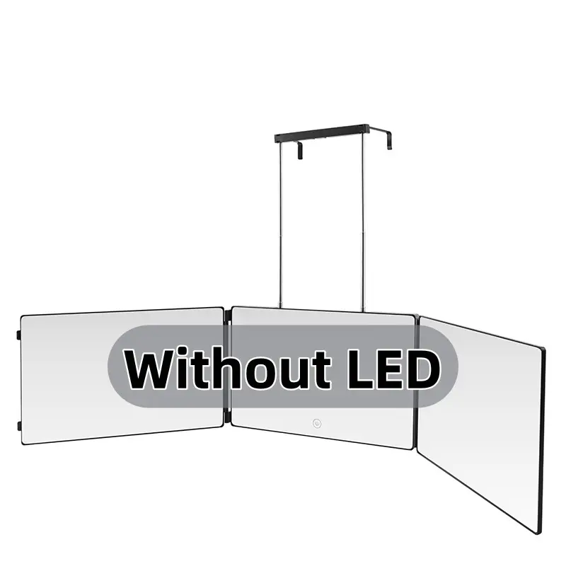 Umitec Adjustable LED Light 3 Way Mirror - Portable Trifold