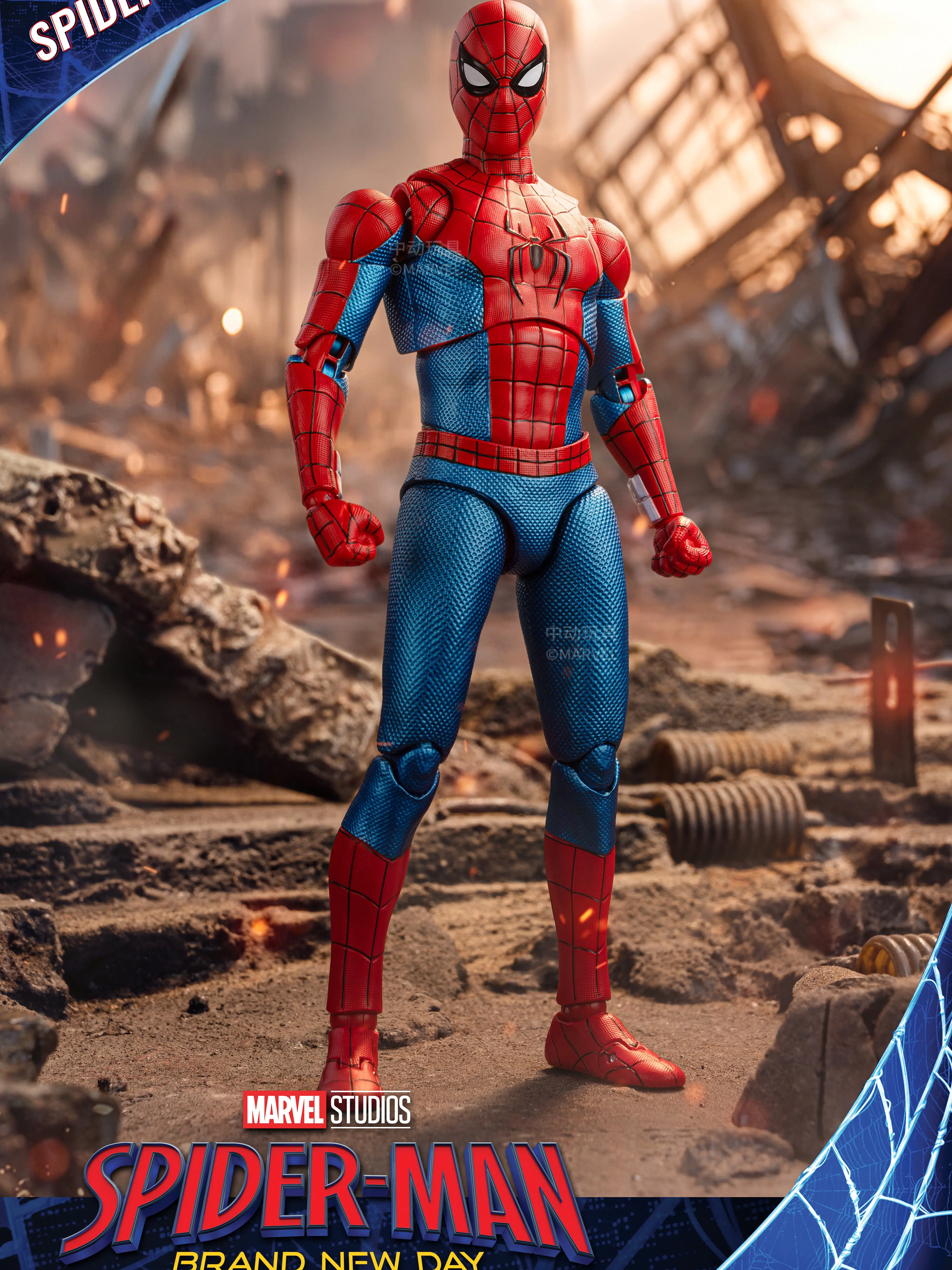 Marvel ZD Toys Spider-Man: Brand New Day 7-Inch Collectible Action Figure Set