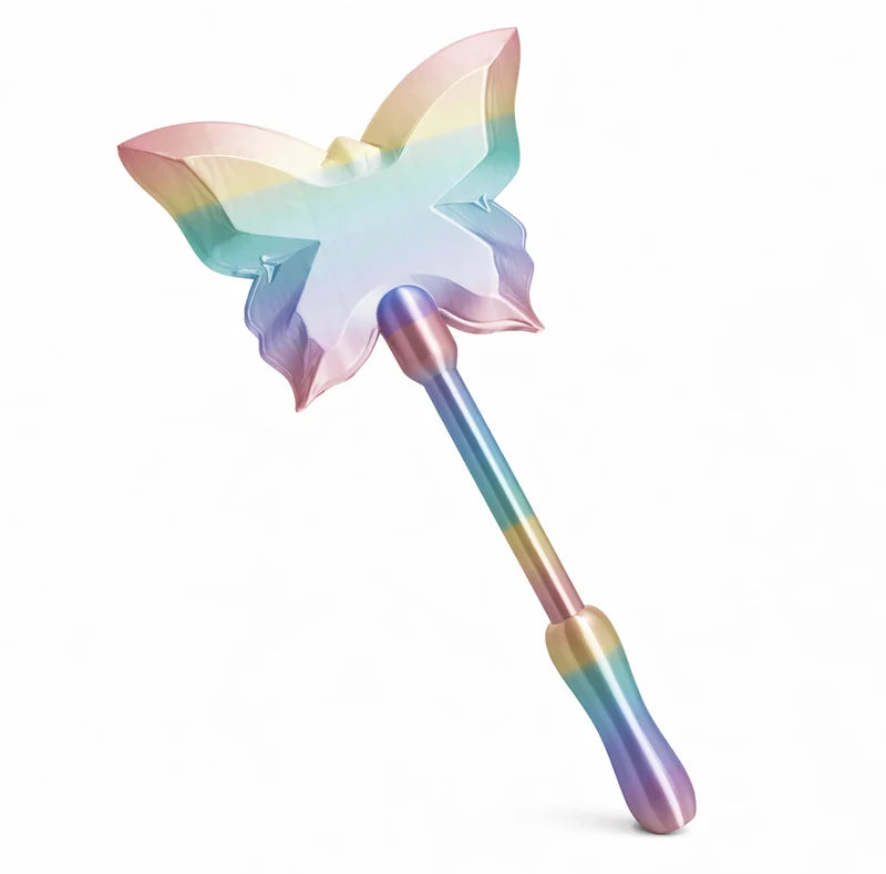 Decorative Tap-to-Pay Wand with Interchangeable Charm Top