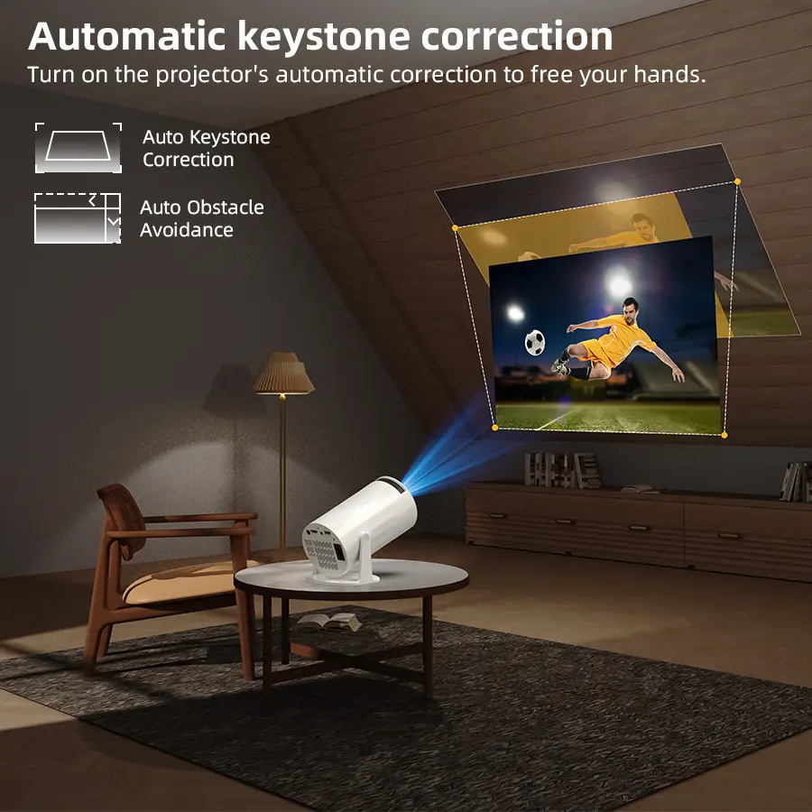 Diamond 360° HD LED Projector with WiFi & Speaker