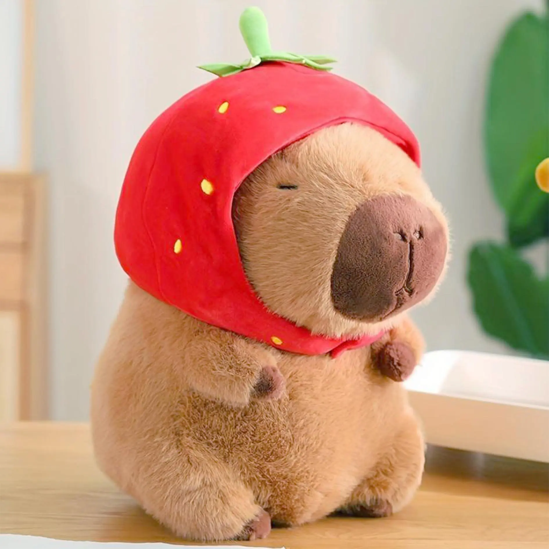 Capybara Plush Toy, Cute Simulation Capybara Stuffed Toy