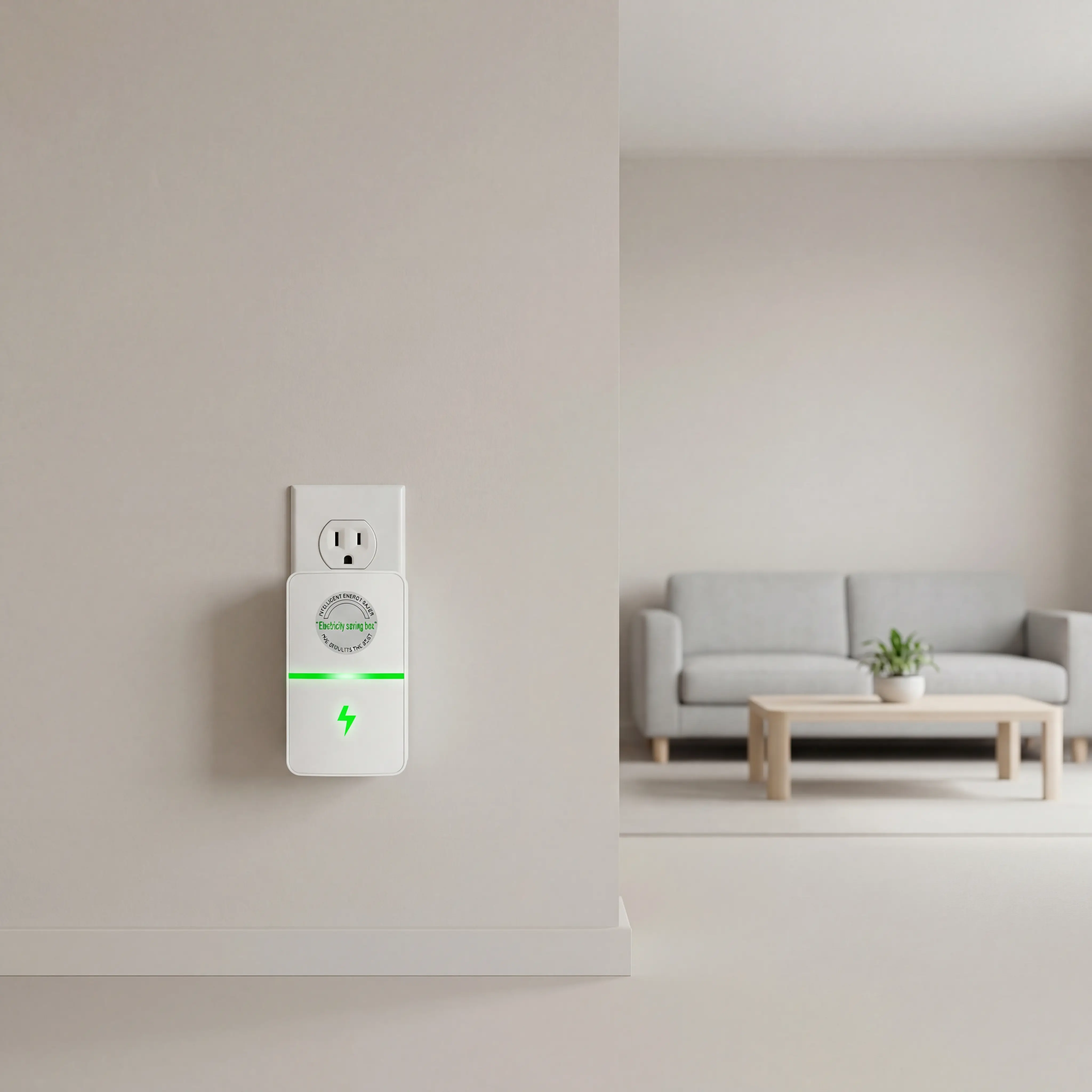 Plug-In Power Box with US Plug 2026 Updated Design, Compatible with 90–250V Input Range