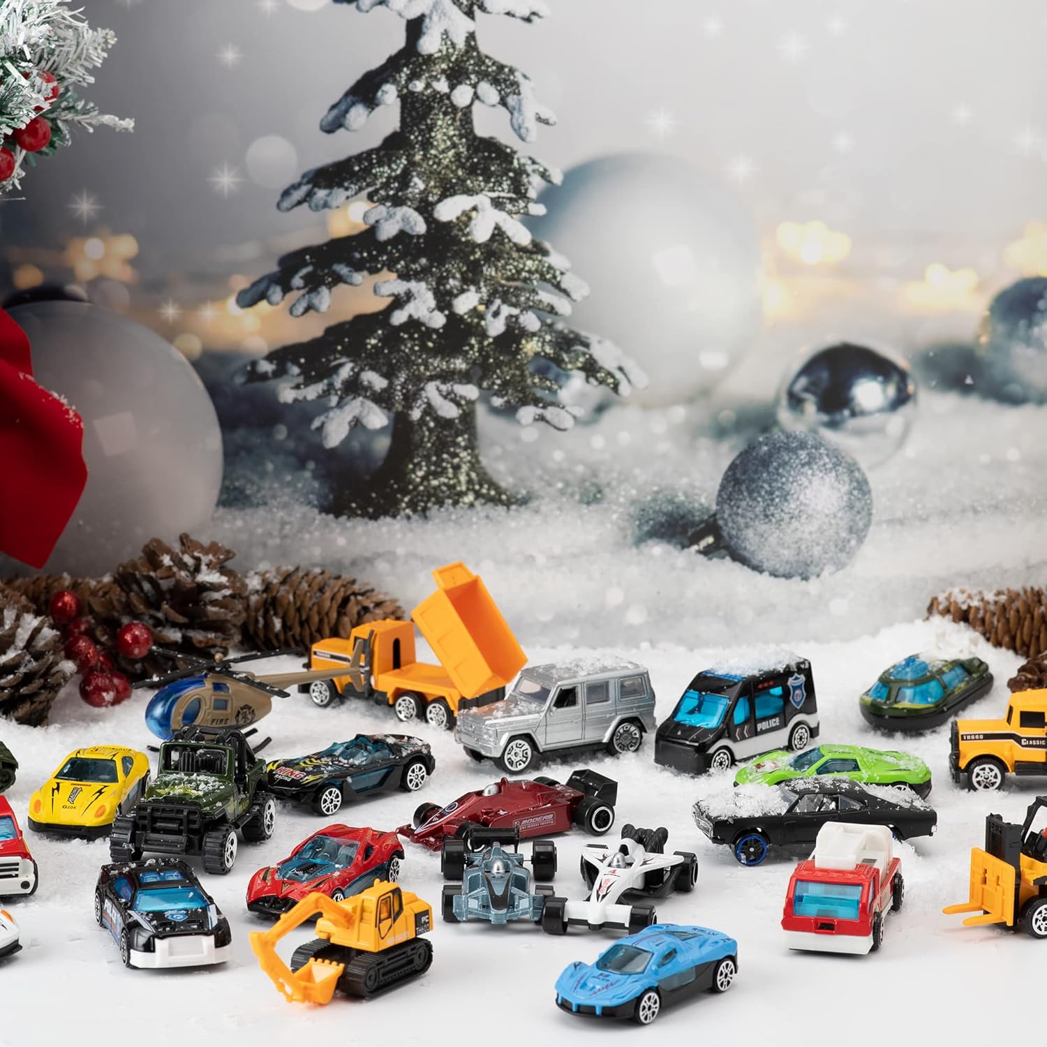 2026 Christmas Advent Calendar, 24 Days Countdown Calendar Diecast Cars Set, Christmas Vehicles Toys for Boys Kids, Classroom Prizes Xmas Gift, Xmas Party Favor Gifts, Advent Calendar Kids Slime with Accessories / Finger Puppets / Slime with Accessories 2026 Christmas Advent Calendar, 24 Days Countdown Calendar Diecast Cars Set, Christmas Vehicles Toys for Boys Kids, Classroom Prizes Xmas Gift, Xmas Party Favor Gifts, Advent Calendar Kids Slime with Accessories / Finger Puppets / Slime with Accessories