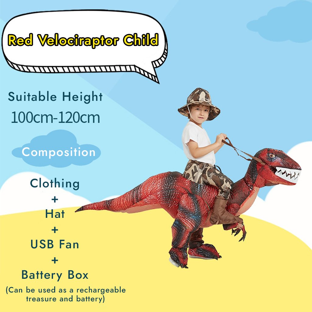 Inflatable Dinosaur Costume Costumes Funny Blow up Costume for Party Cosplay Clothing Set