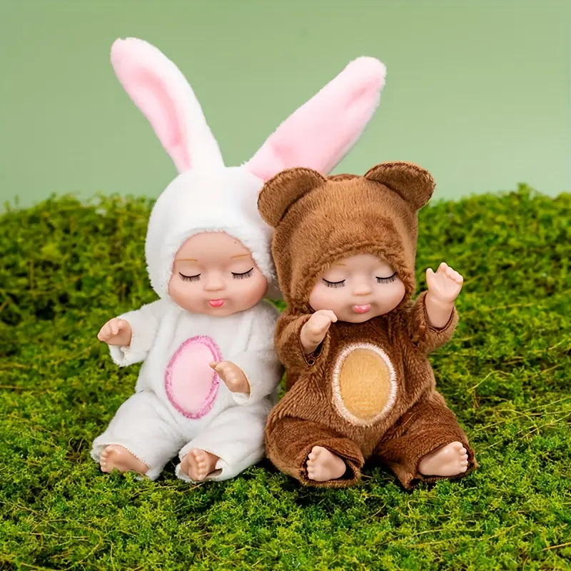 4.3-inch Fairy Princess Doll Set—a lifelike newborn-style doll; an exquisite, stylish toy perfect for playtime and role-playing.