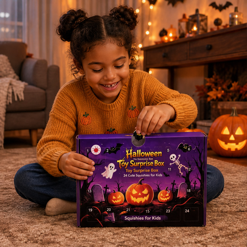 24-Day Halloween Countdown Squishy Surprise Box