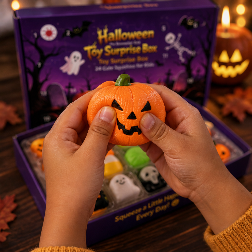 24-Day Halloween Countdown Squishy Surprise Box
