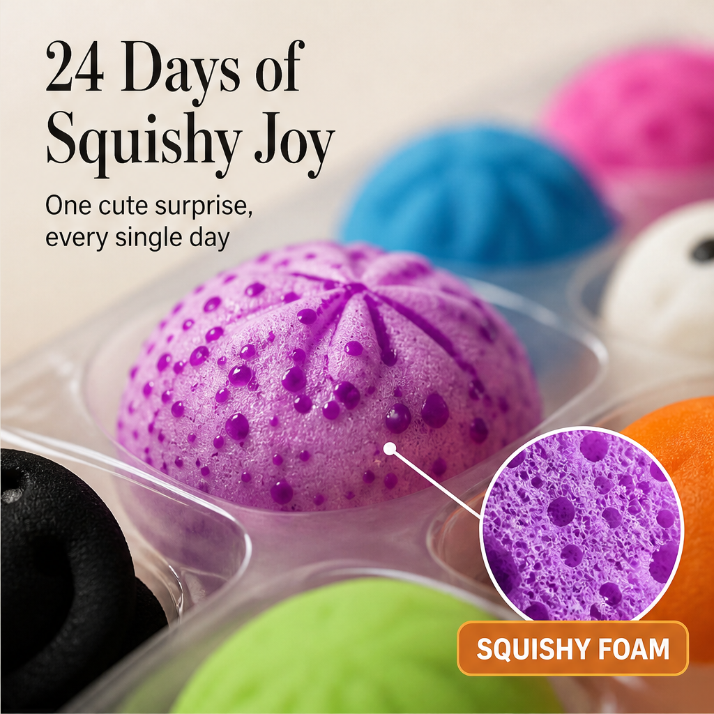 24-Day Halloween Countdown Squishy Surprise Box