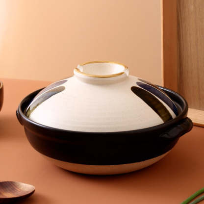 Japanese Hand-Painted Casserole Dishes Pot