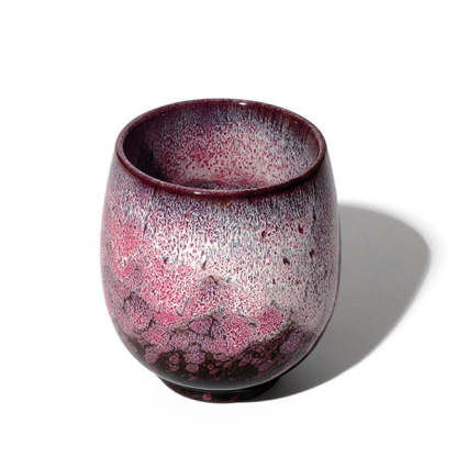 Kung Fu Tea Cup Pink Sakura Handmade Ceramics