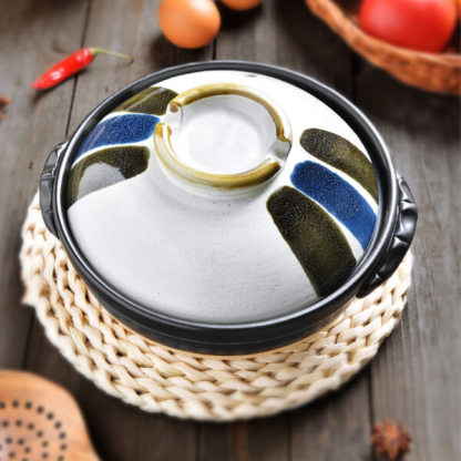 Japanese Hand-Painted Casserole Dishes Pot