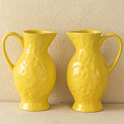 Nordic-Style Textured Ceramic Vase