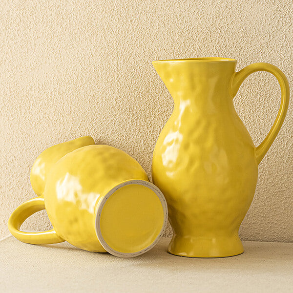 Nordic-Style Textured Ceramic Vase
