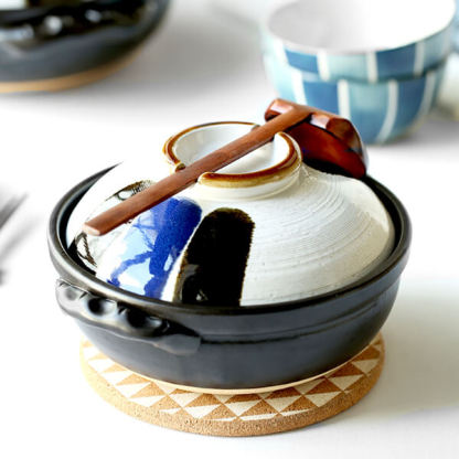 Japanese Hand-Painted Casserole Dishes Pot