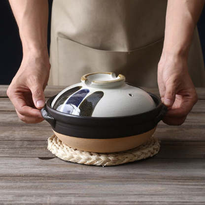 Japanese Hand-Painted Casserole Dishes Pot