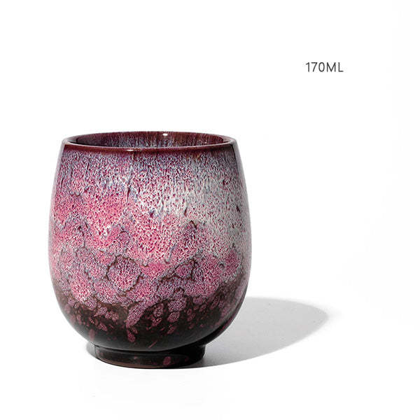 Kung Fu Tea Cup Pink Sakura Handmade Ceramics