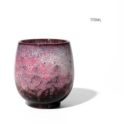 Kung Fu Tea Cup Pink Sakura Handmade Ceramics