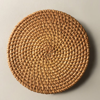 Handcrafted Wicker Insulated Coaster