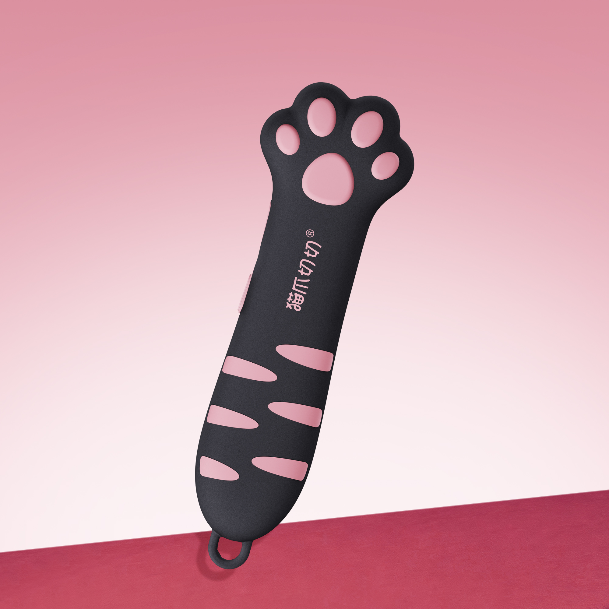 Meowkit Cute Cat Claw Box Cutter – Black & Pink