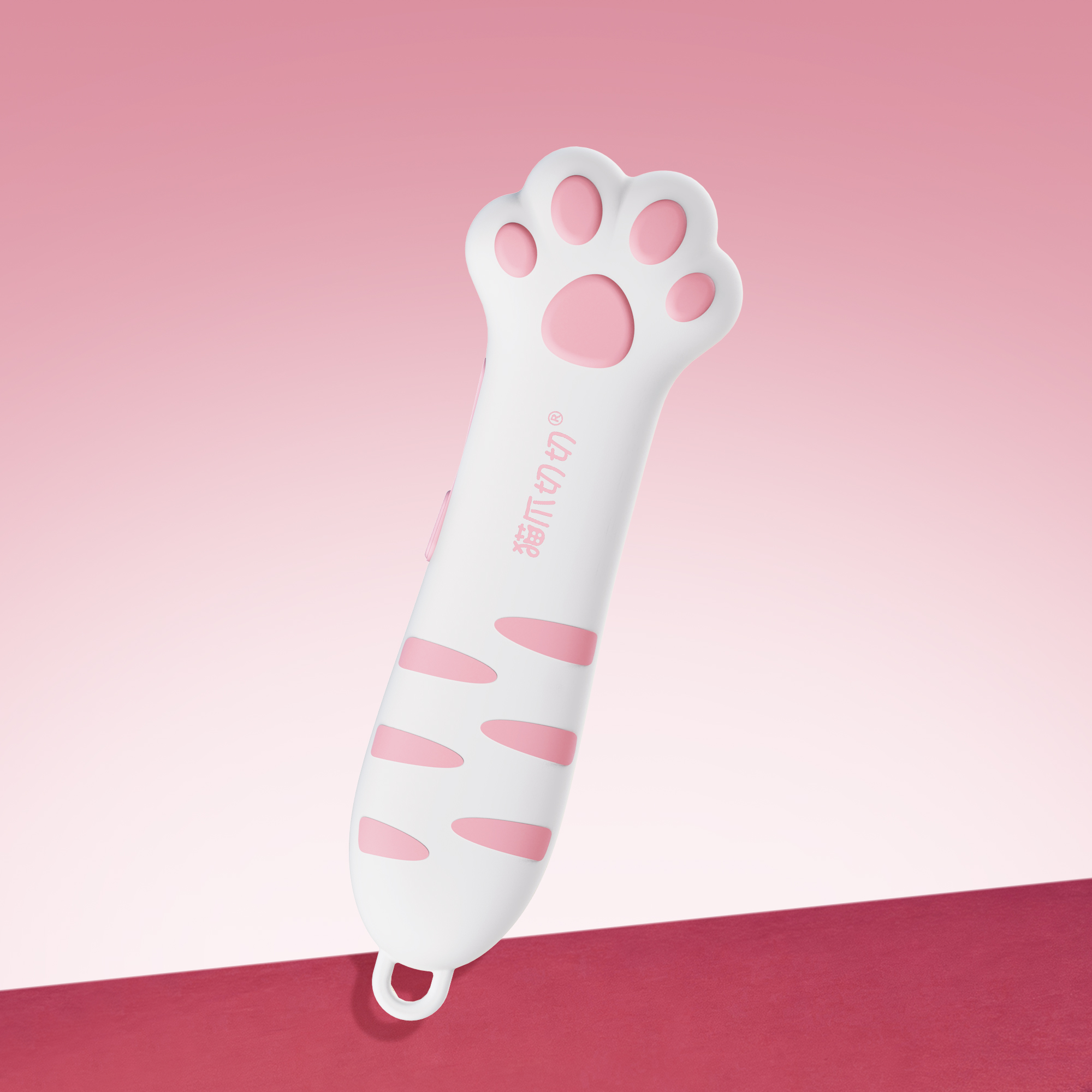 Meowkit cute cat paw box cutter - Sakura pink 
