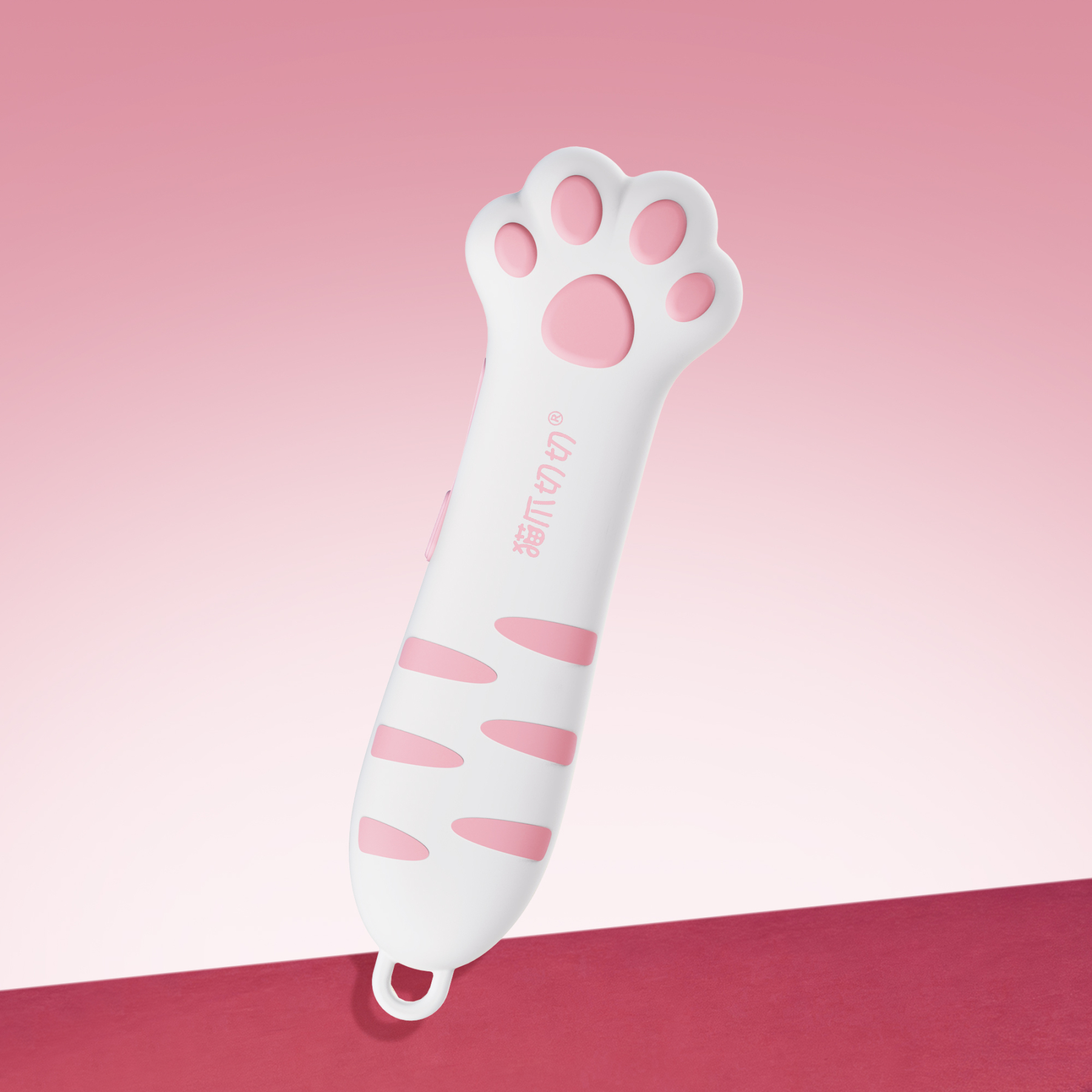Meowkit cute cat paw box cutter - Sakura pink 