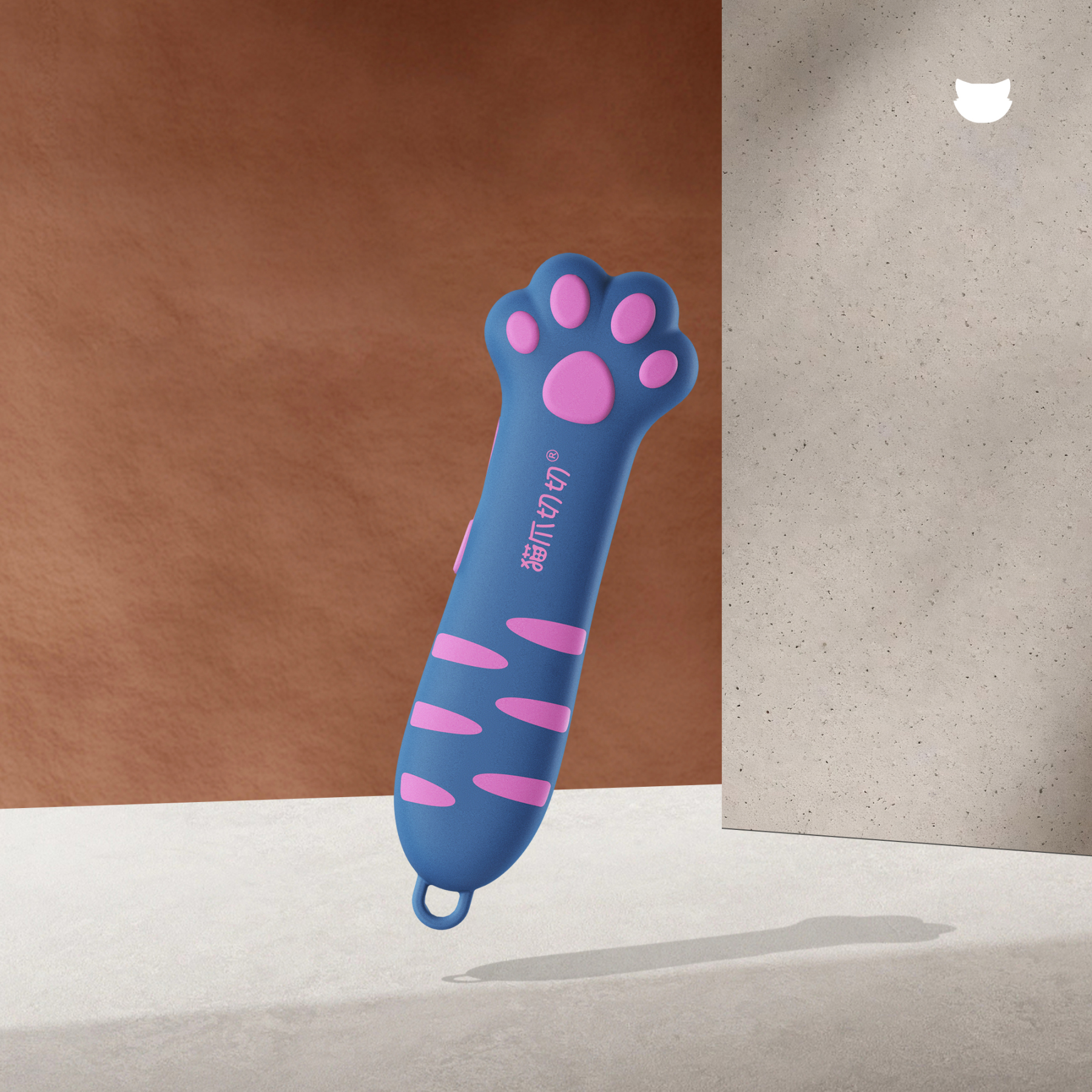 MEOWKIT Retractable Cat Paw Box Cutter – Safe One-Button Slide