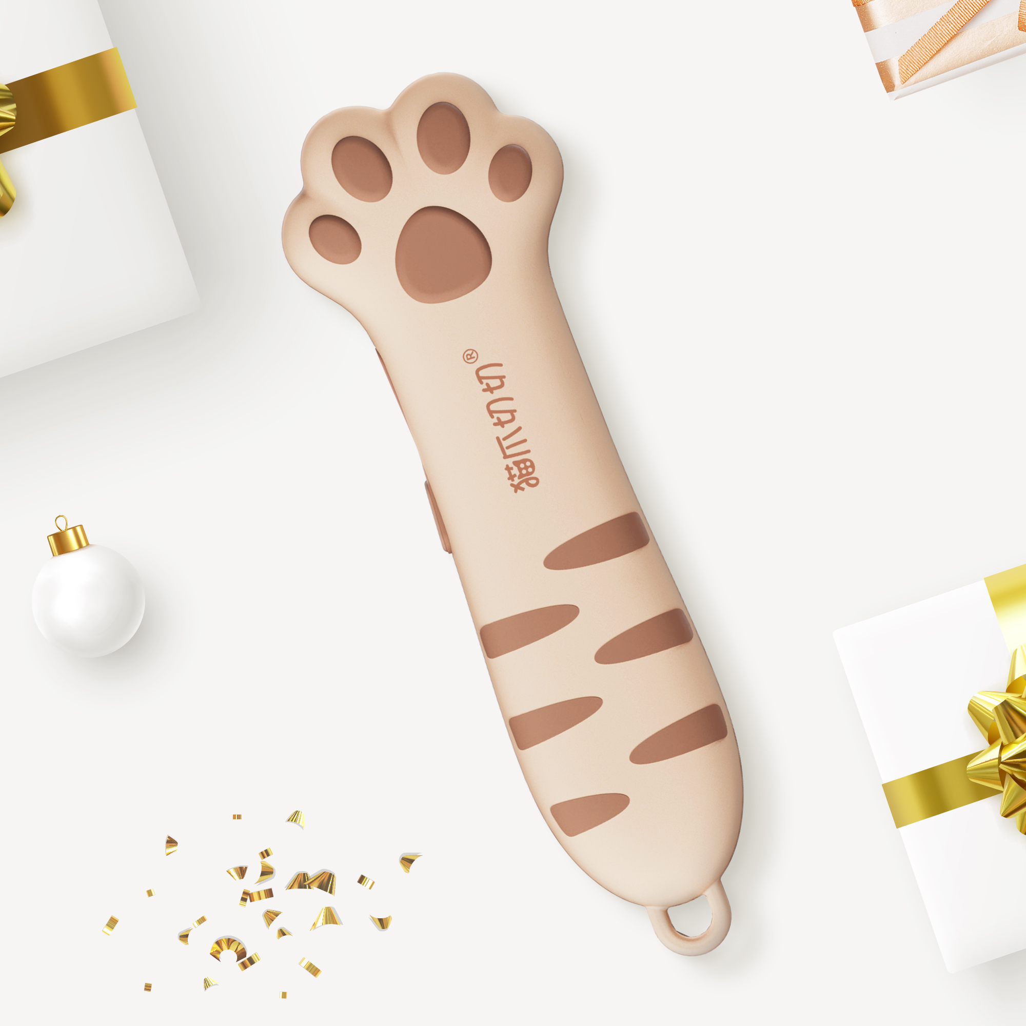 Meowkit Cute Cat Claw Box Cutter – Mocha Brown